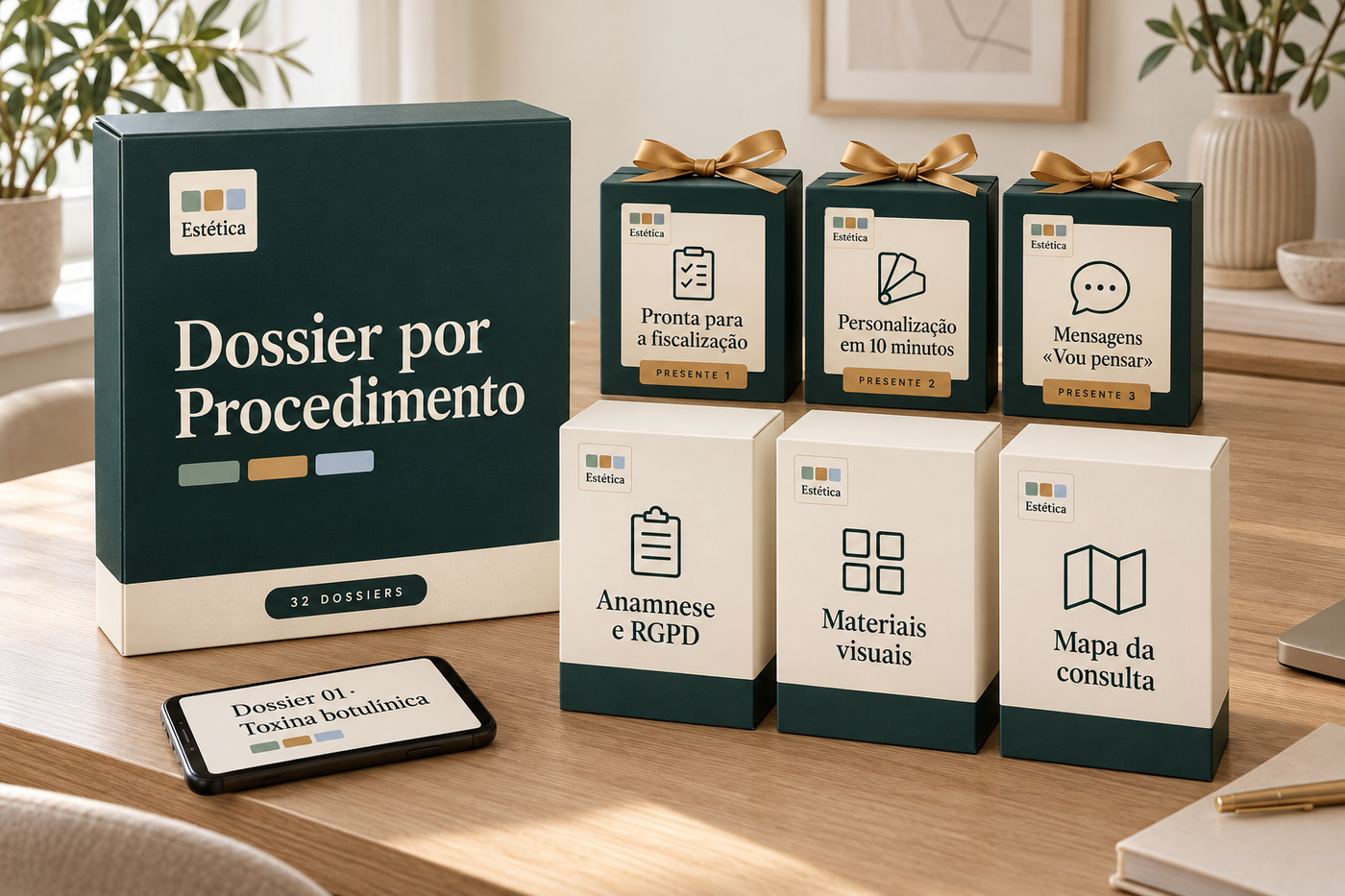 Os dossiers Estética em Regra
